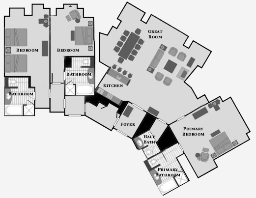 Residence 423 floor plan